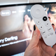 A photo of the Chromecast with Google TV's remote